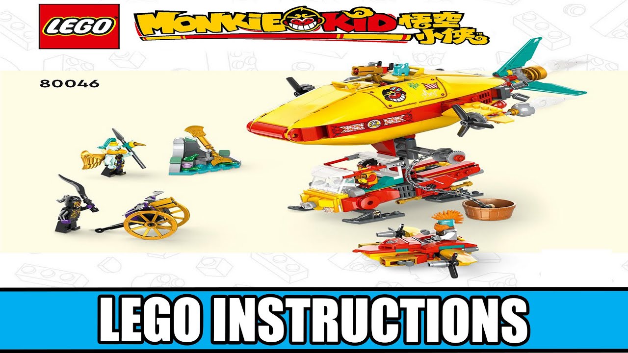 Monkie Kid | Monkie Kid's Cloud Airship LEGO instructions