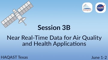 HAQAST Texas: Session 3B - Near Real-Time Data for Air Quality and Health Applications