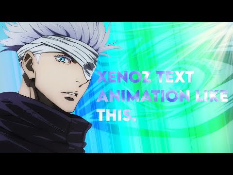 Xenoz text animation tutorial (alight motion).