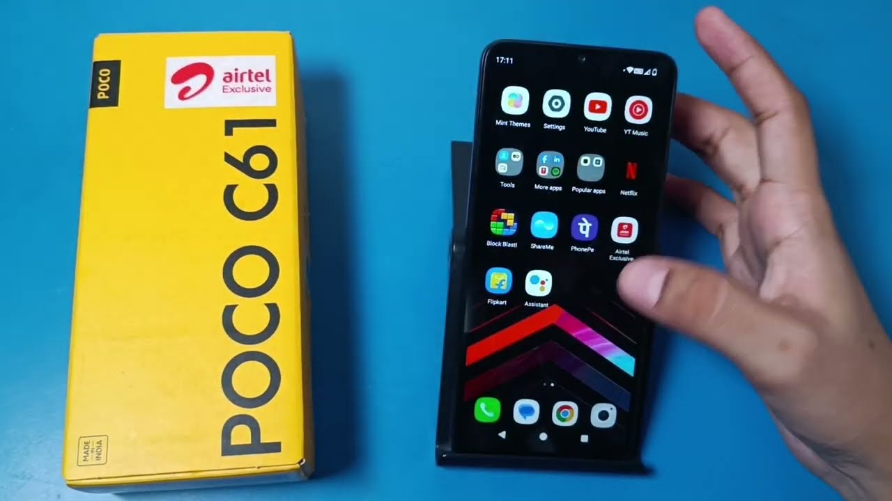 POCO C61: SET TIME - How To change date and time on your mobile