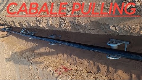 Cable pulling || Cable pulling winch machine ||  How to MV Cable pulling ||Cable Pulling Electrical|