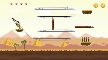 knock down bottles desert world level 11 to 20