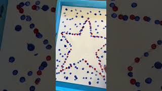 This beautiful red, white, and blue star craft makes the perfect Memorial Day craft for kids