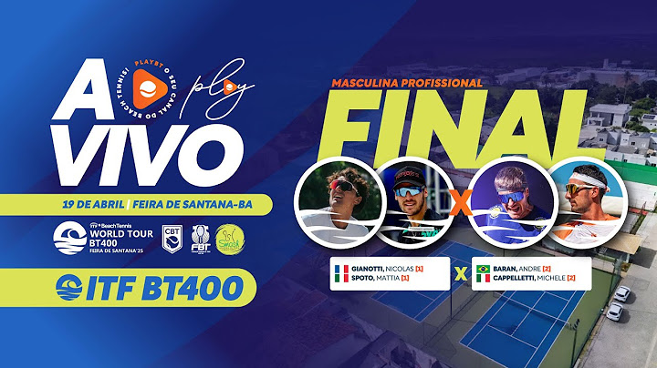 [ITALIAN] FINAL: MATTIA SPOTO/ NICOLAS GIANOTTI X ANDRE BARAN / MICHELE CAPPELLETTI-FEIRA DE SANTANA