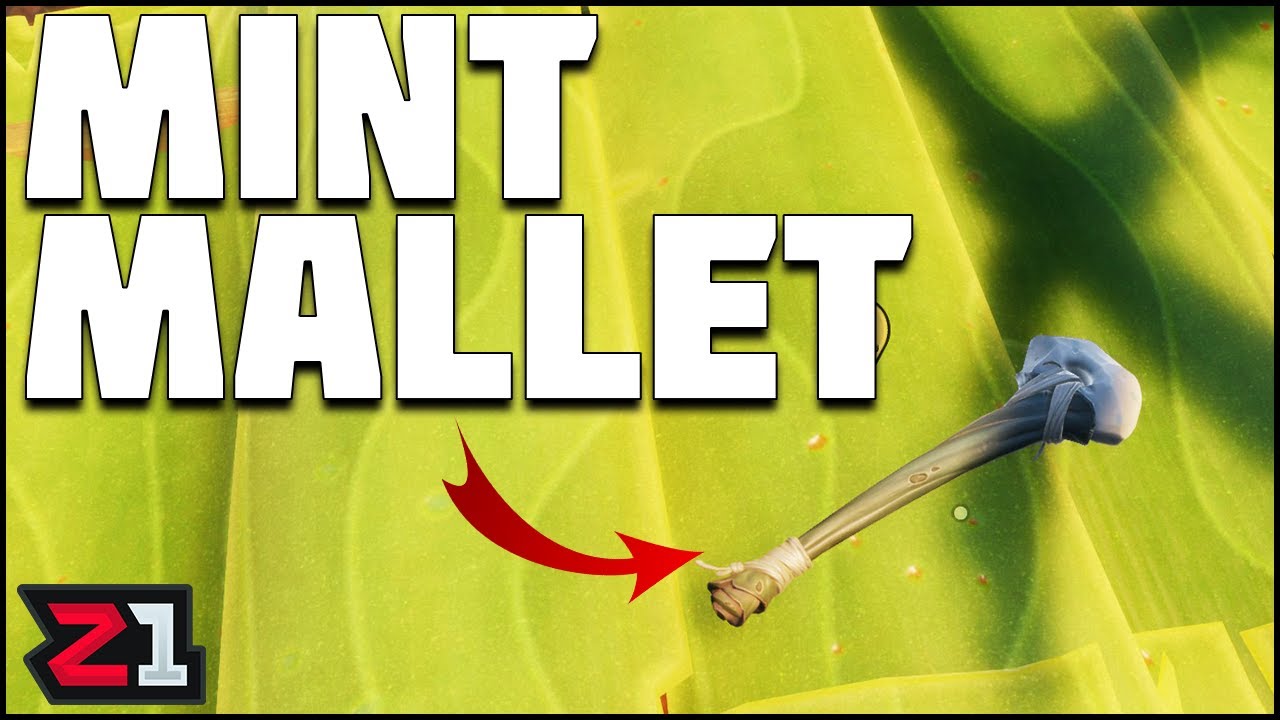 Unlocking and Building the MINT MALLET! Best Weapon in the Game