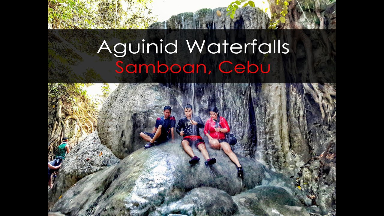 Oslob Aguinid Waterfalls, Samboan Cebu - YouTube