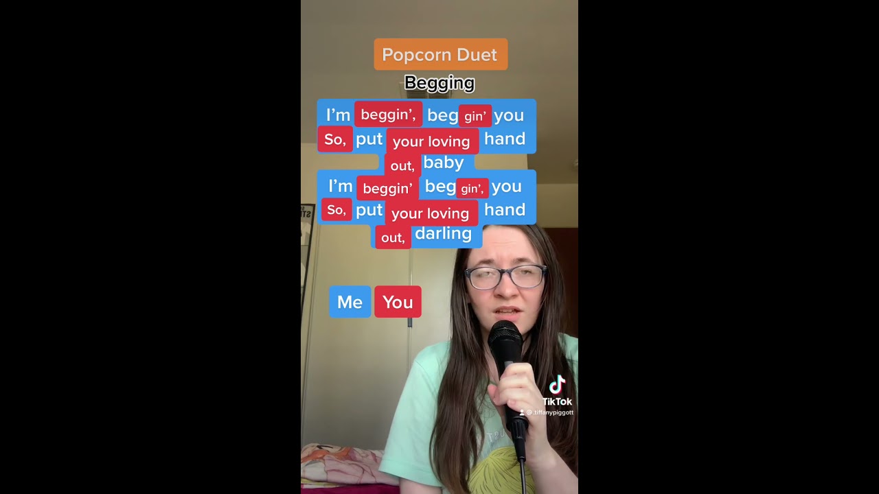 POPCORN DUET CHALLENGE BEGGING Singer Shorts