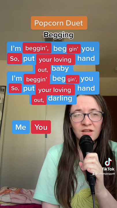 POPCORN DUET CHALLENGE BEGGING! #singer #shorts