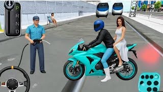 New Sky Super Racing Motor Bike In Ocean Park 3D Driving Class Simulator #Ali Gamer# screenshot 4