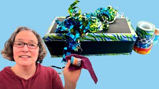 Day 10: Washi Tape 3 Ways for Gift Wrap! Daily December Art Cand