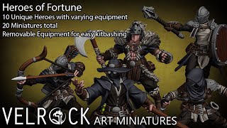 Velrock Art Miniatures Frontier - Heroes of Fortune
