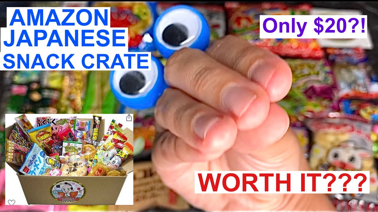 JAPANESE SNACK CRATE FROM AMAZON?! UNBOXING + REVIEW