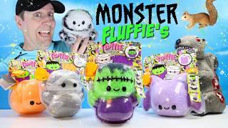 Fluffie Stuffiez Transforming Monsters Halloween Plush Collection Mummy Frankenstein & Bats Review
