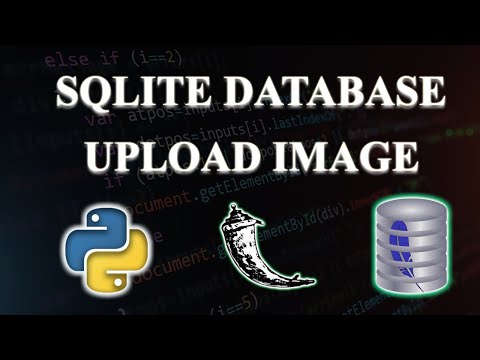 Upload Image with SQLite Database Using Flask | Tamil