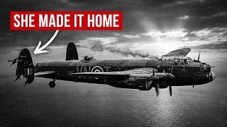 When a Wounded Lancaster Pilot Flew Home From Berlin With 3 Engines Out and No Rudder