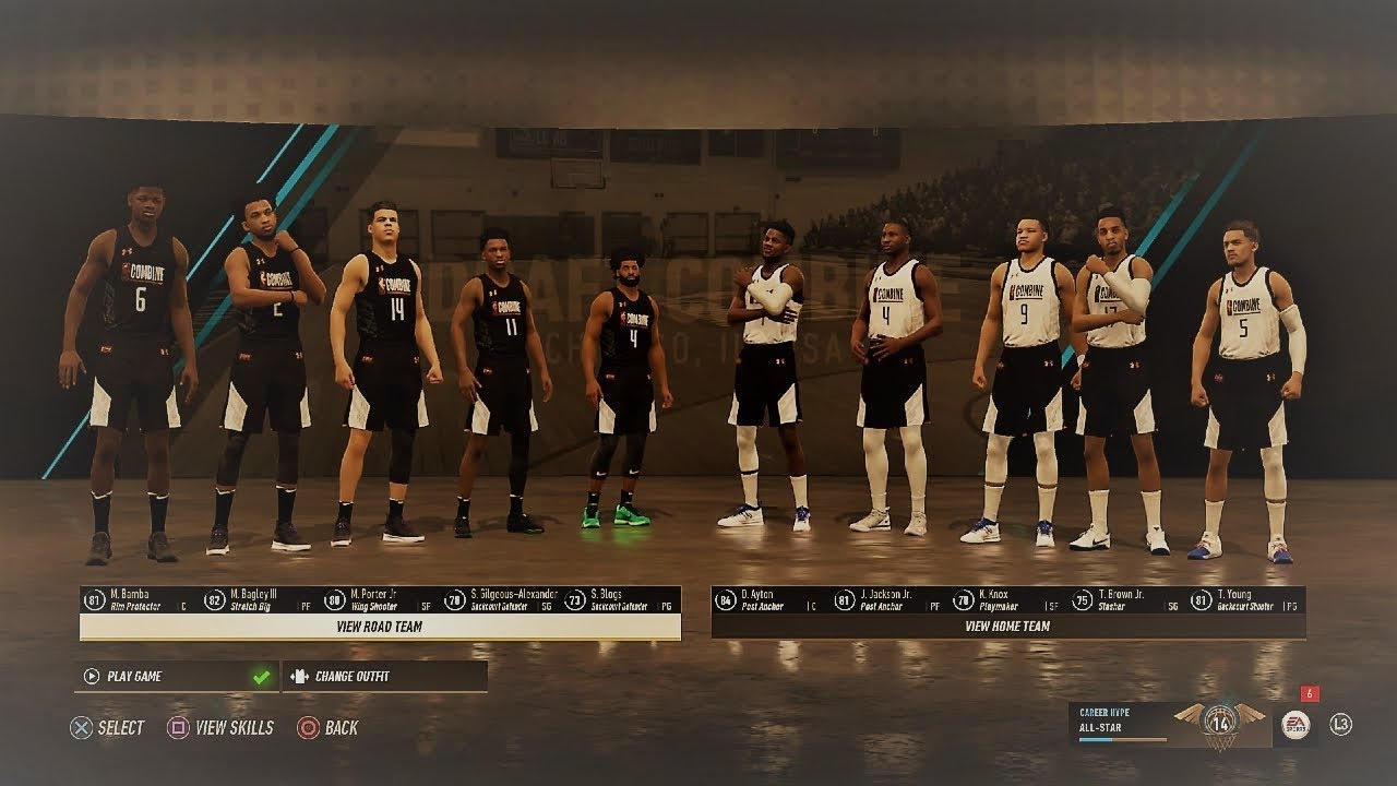 NBA LIVE 19 ~ Draft Combine! Backcourt Defender! Spoken Blogs Gaming