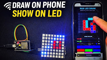 Draw on Your Phone, See It on an RGB LED Matrix NodeMCU