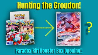 OPENING PARADOX RIFT booster box, SIR PULLED! hunting GROUDON!