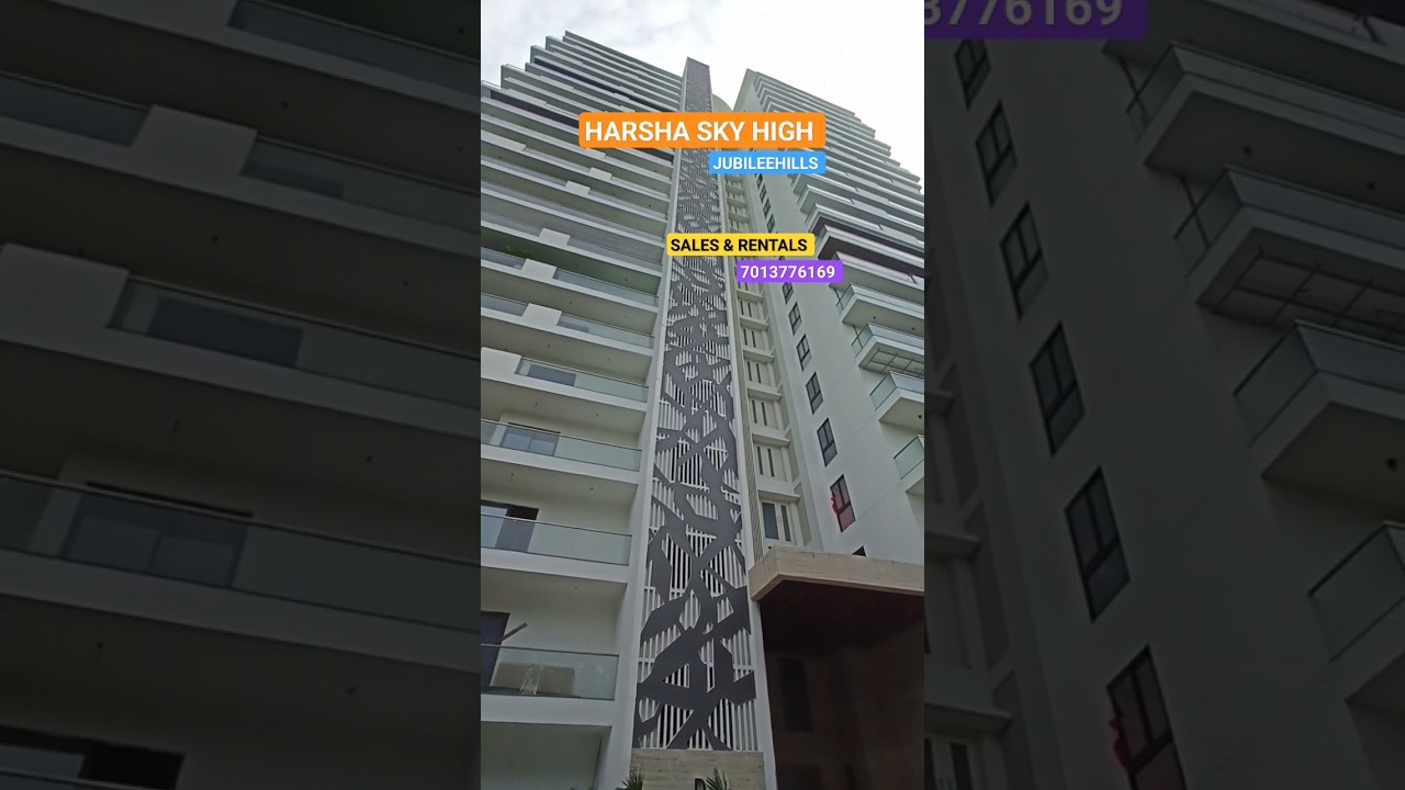 HARSHA SKY HIGH PROJECT JUBILEEHILLS HYDERABAD CALL 7013776169