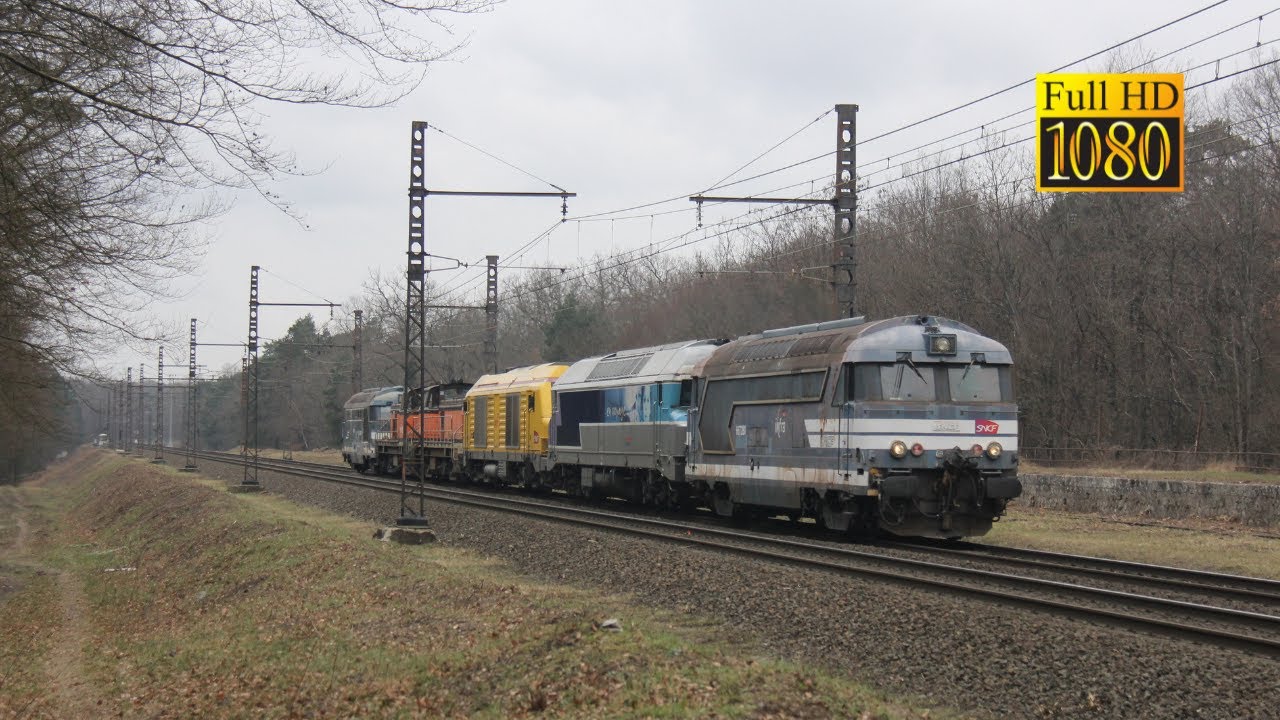 TM; Fret; Hlp; Ter et autres trains dans la forêt de Fontainebleau