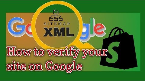 How to verify your site on Google | Shopify Help