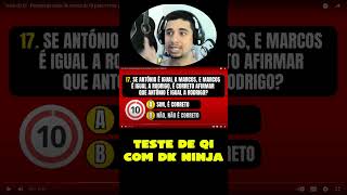 TESTE DE QI COM DK NINJA 03