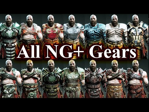God of War - All New Game Plus Maxed Perfect Gears & Stats