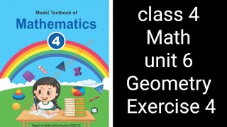 Class 4 Math | Unit 8 Exercise 4 | Geometry | NBF Federal Board