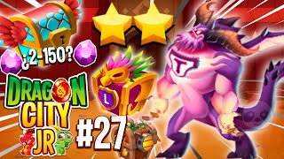 MI DRAGÓN TITÁN PURO a 2 ESTRELLAS!ABRIENDO MUCHOS COFRES & NUEVOS DRAGONES! Dragon City Jr #27