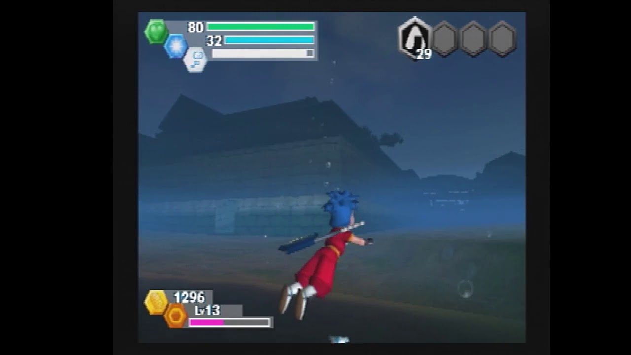 PS2 Goemon Walk Under Water Glitch