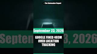 🔴 Google fined €403M over location tracking 🔴