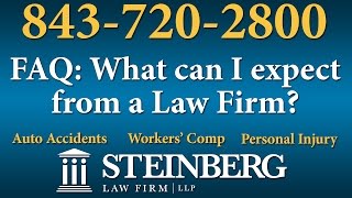 What Can I Expect from the Steinberg Law Firm? - Charleston Personal Injury Lawyers - 843-720-2800