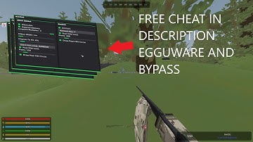 Using Free Cheat EGGUWARE in UNTURNED | cheat + bypass in description