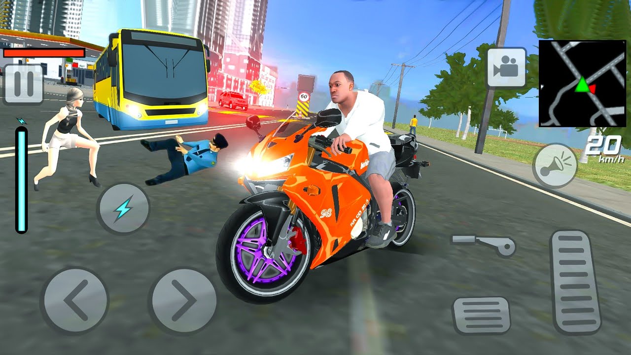 Open World Extreme Super Motorbike and Car Simulator - Brazil Tuning 2 - Android IOS Gameplay.