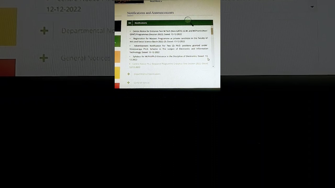 KU- Center Notice Entrance Test M. Tech (Non GATE)etc./ Syllabus for M.Phil/ Ph.D Check Here Detail.