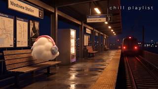 last train playlist 🚉 | late night songs at an empty station screenshot 3