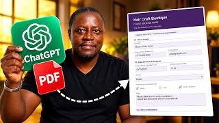 How to Use ChatGPT to Create a Fillable PDF Form for FREE! (Step-by-Step)