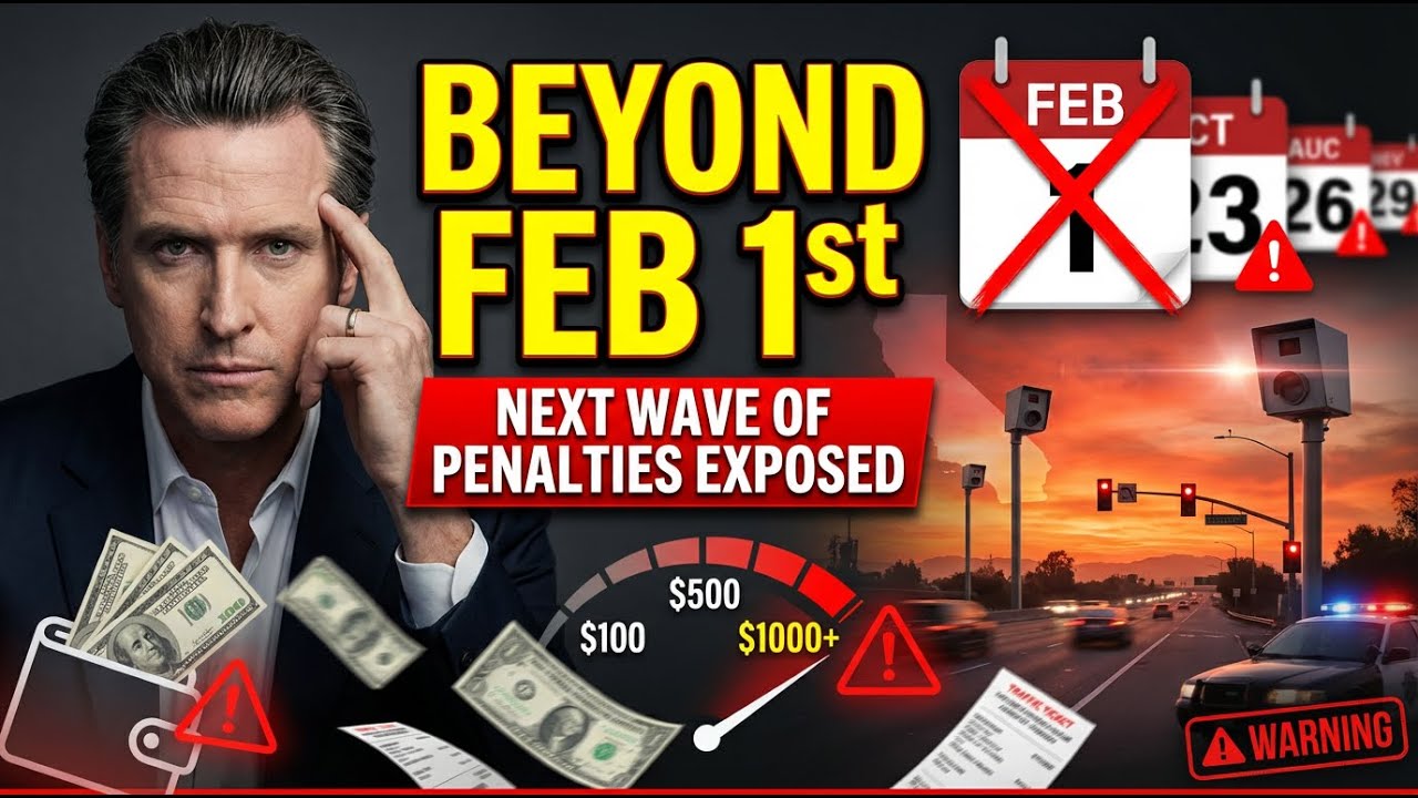 Beyond February 1st: California's Next Wave of Driving Penalties Revealed | Ava Sterling Reports