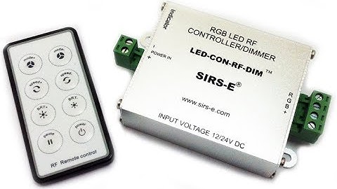 Dimmer RGB LED Strip Radio Frequency Controller SIRS-E