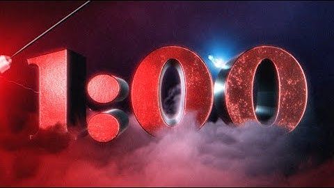 Time is Running Out: A Terrifying 1 Minute Countdown timer
