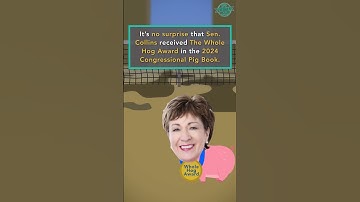 Citizens Against Government Waste Names Sen. Susan Collins June 2024 Porker of the Month
