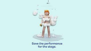 Performance: Shower Shorter. Save water.
