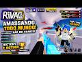 JOGUEI RIVAIS NO ROBLOX E AMASSEI TODOS !!!