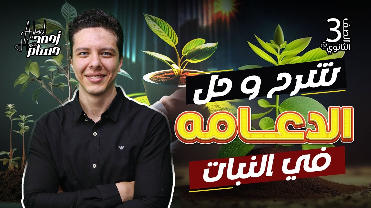 شرح و حل علي درس الدعامة في النبات فرم كل الافكار - احياء تالته ثانوي 2025