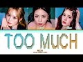 NIZIU (RIO, MAYA, NINA) "Too Much" | Color Coded Lyrics (by Yeontani)