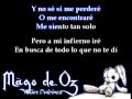 Adios Dulcinea - Mago de Oz (Lyrics)