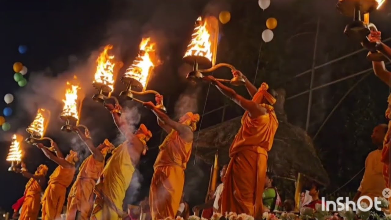 Bhatiya ISKCON Mandir Sundar Aarti নদী ইসকন মন্দির সন্ধ্যারতি