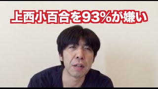 「上西小百合議員93%が嫌い」 ねづっち