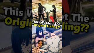 Why Isayama Scrapped The Original AOT Ending 🚫 #shorts