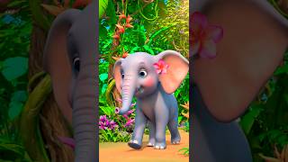 Baby Elephant Walk In Jungle 🐘 #youtubeshorts #viral #shorts #baby #elephant #walk #jungle